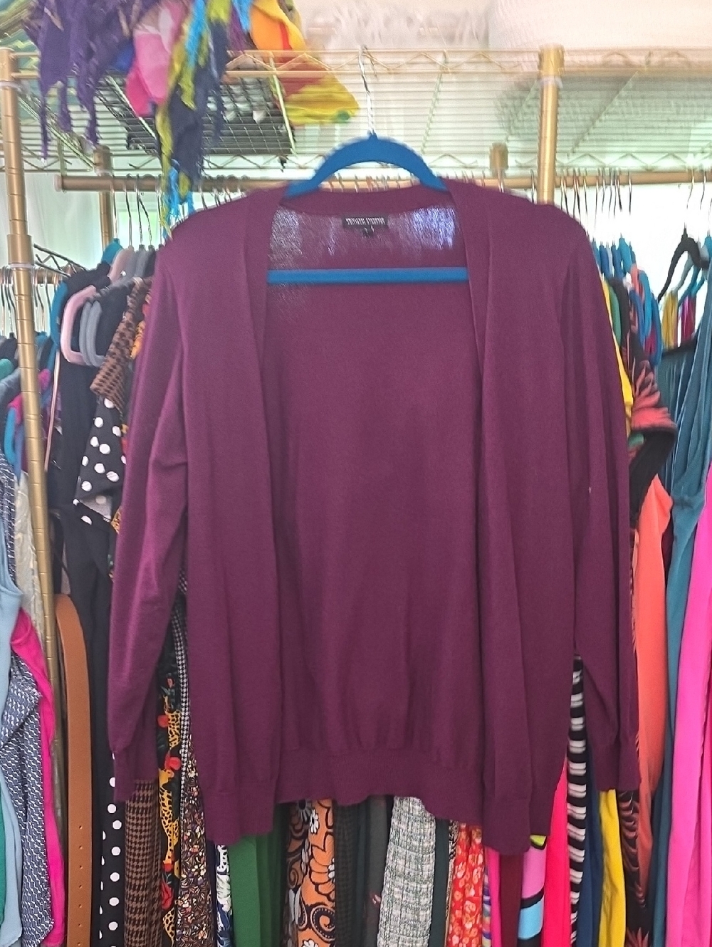 Universal Standard Purple Cardigan